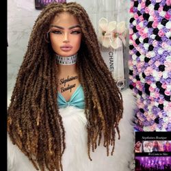 Human Hair Blended Lace Front Wig 