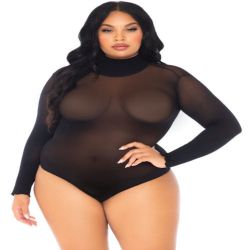 All Mine Long Sleeved Opaque Bodysuit Size One Size Or Plus Size