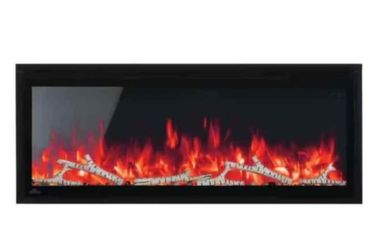 NAPOLEON Entice 42 in. Wall Mount Electric Fireplace in Black Dimensions: H 16.94 in, W 41.75 in, D 5.44 in New in the box 📍 Located near I-10&Gra