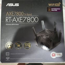 ASUS RT-AXE7800 WIFI 6E TRI BAND WIRELESS ROUTER