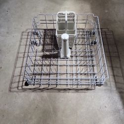 Dishwasher Lower Rack And Silverware Basket