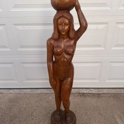 Hand Carved Wooden Sculpture