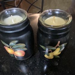 Set Of Jar Candleholders