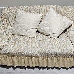 ✨ Mainstay Two-Seater Sofa – Toffee Color (Used) ✨