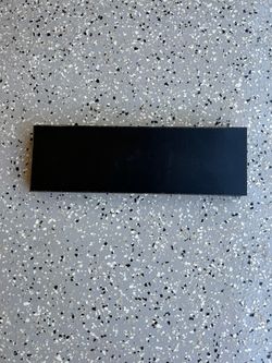 Two small shelves-one silver-one brown