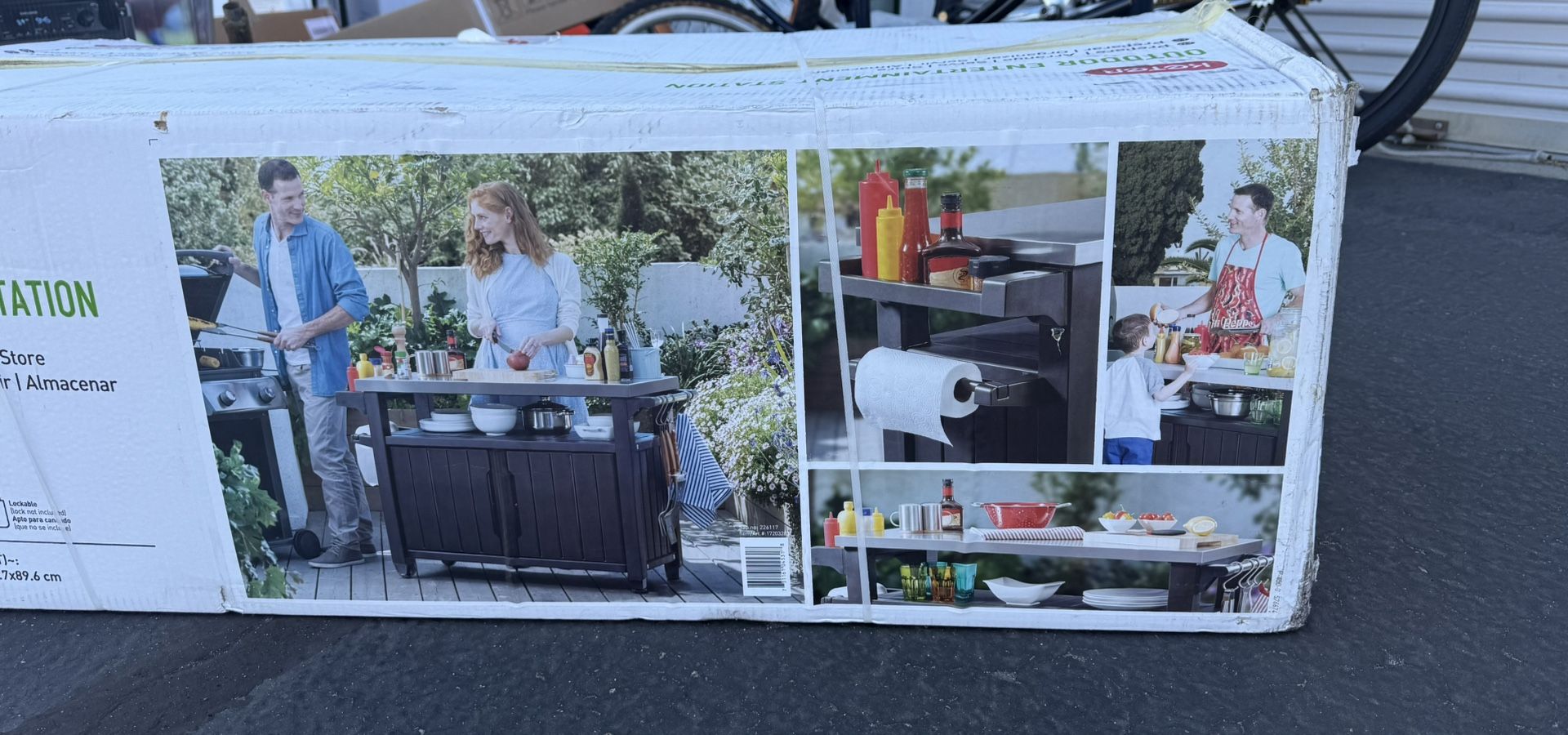 Outside Entertainment Center 