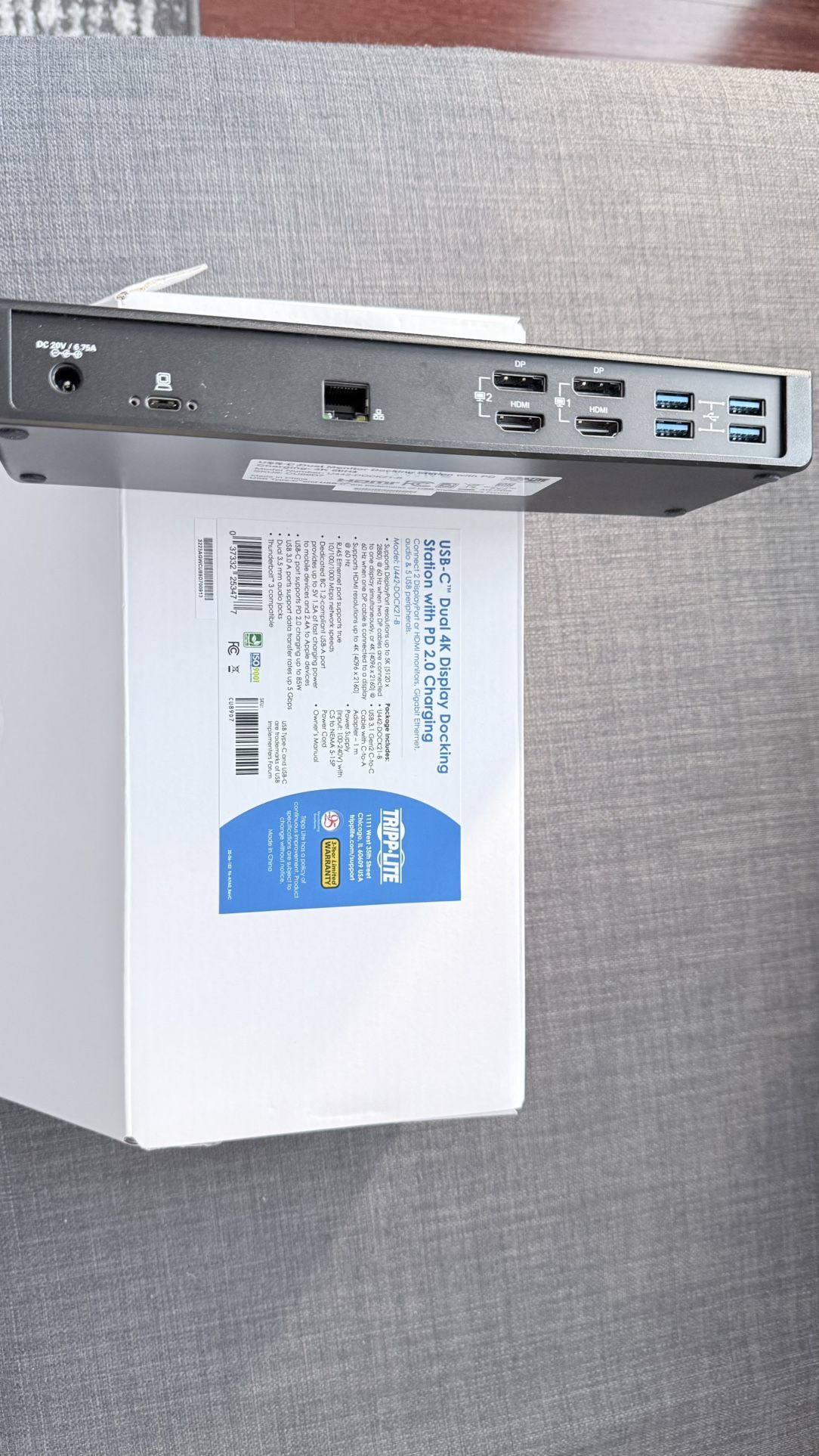 USB-C Dual Monitor Docking Station 4K and PD