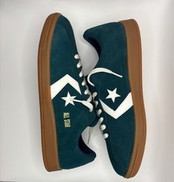 Converse All Star Low Top Teal Suede White Star Gum Sneakers 8.5 Men’s