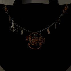Trader Joes Halloween Decorated Tote Bag 