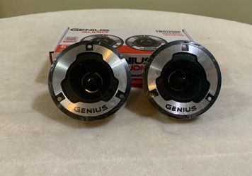 New Pair Genius Audio 3.75” Aluminum Bullet Tweeters