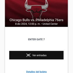I have two tickets for bulls