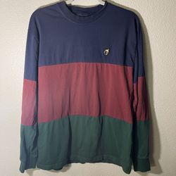 The Hundreds 3 Color Long Sleeve Thick Shirt - Sz L