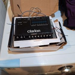 Clarion Equalizer And 3 Way Crossover Like New.