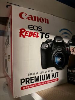 Canon eos rebel T6 dslr digital camera