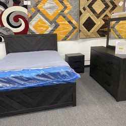 4pc Queen Size Bedframe Set $999