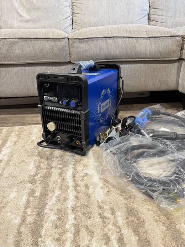 Professional Welding Machine, 6 in 1 Gas MIG/Gasless Flux Core/Spool Gun/Lift TIG/Stick Aluminum
