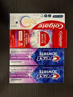 Toothpaste Bundle – Colgate & Crest