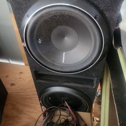 Rockford Fosgate Subwoofer And Amp