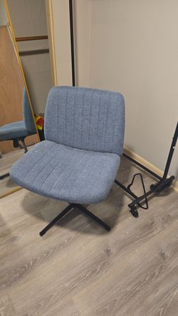 Blue Desk/vanity Chair