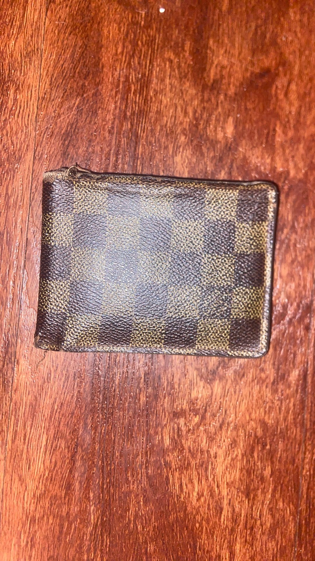 Louis Vuitton,wallet,light Brown And Dark Brown, Square