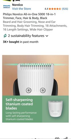 Philips Norelco All-In-One 5000 18-In-One Trimmer, Face, Hair & Body, Beard
