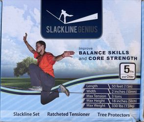 Slackline genius slackline set