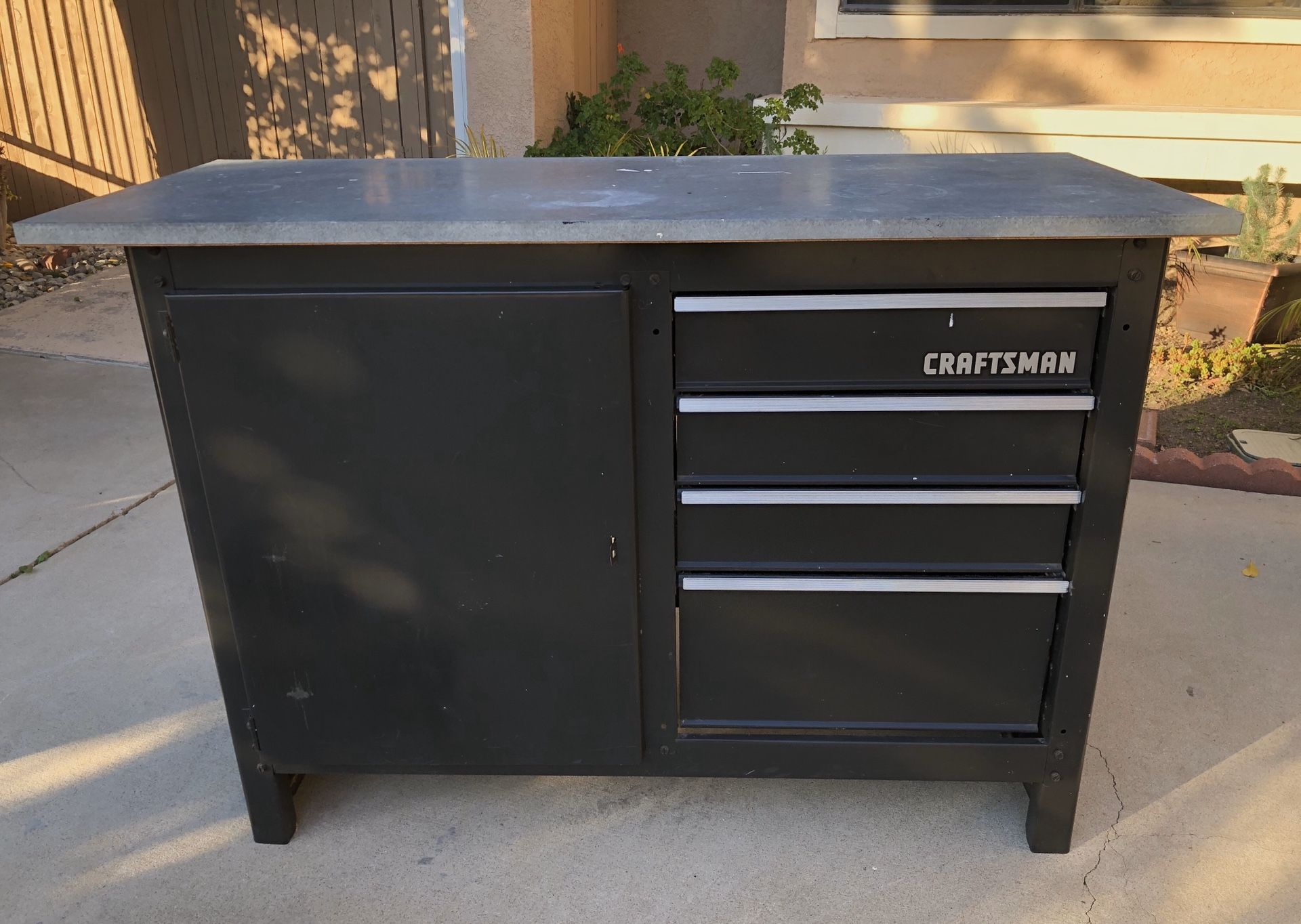 Craftsman Metal Workbench with Drawers