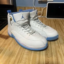 Used Jordan 12 retro "university blue" Size 9.5 mens  Pickup in dale city va, or pay for shipping