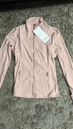 Pink Define Lululemon Jacket-Rose Gold Zipper
