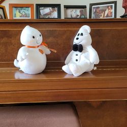 Two Plush Ghosts