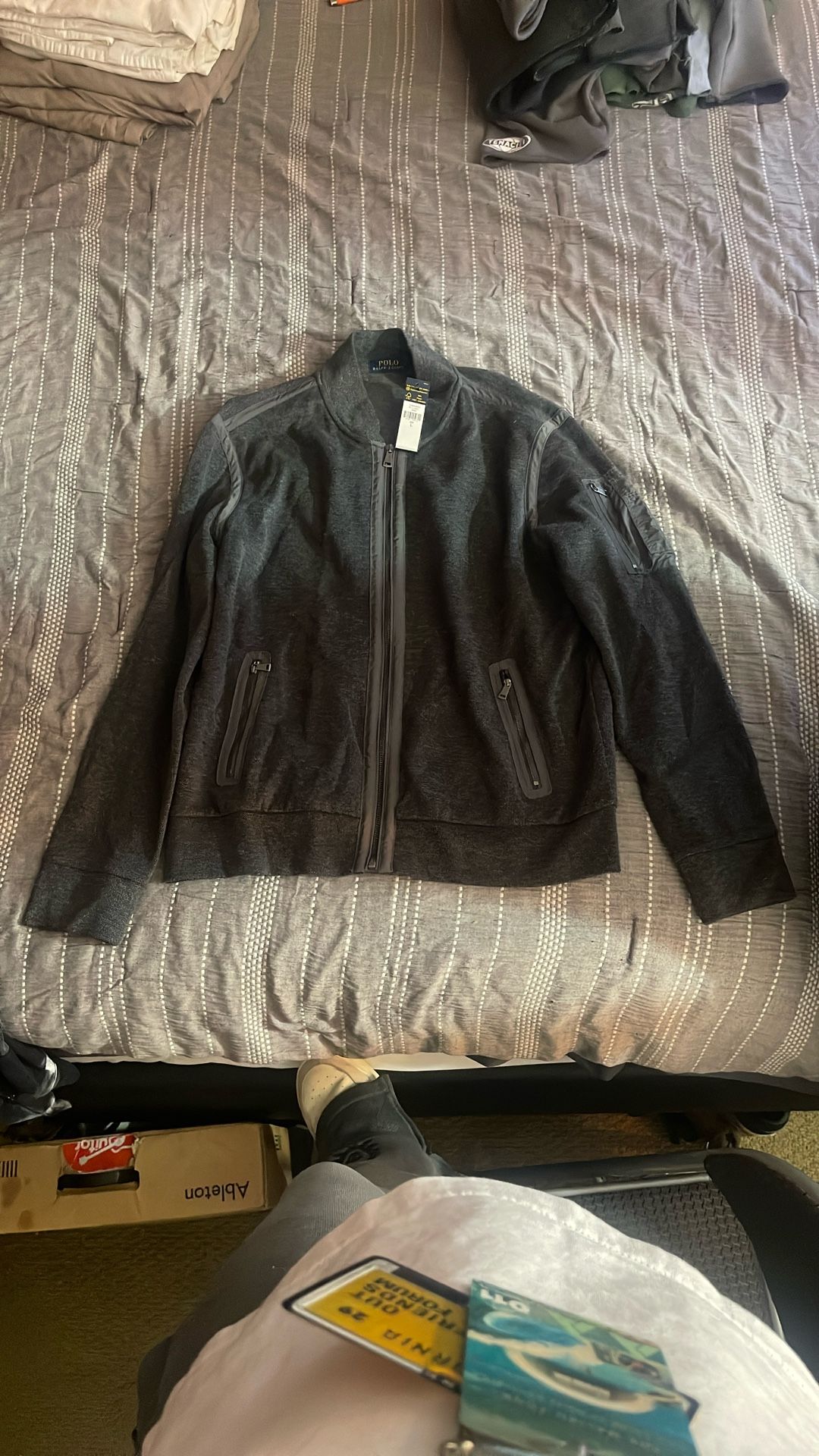 Polo Ralph Lauren Classic Grey Coat, Size L