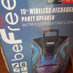 Party speaker 15in wireless rechargeable Party speaker