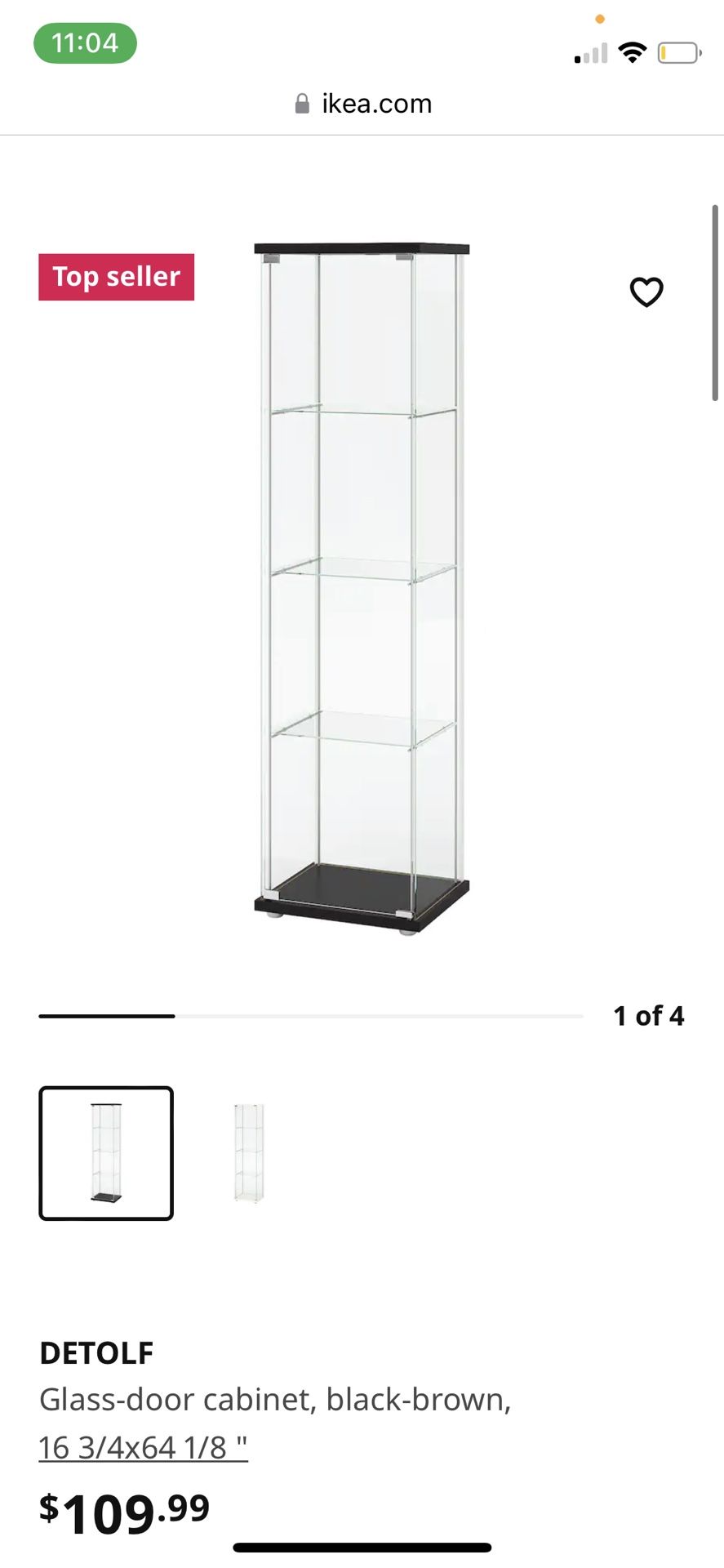 Glass Display Case