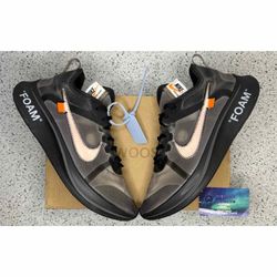 Nike Off-White Zoom Fly Black 10 Men