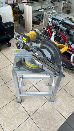 DeWalt DWS780 with aluminum stand