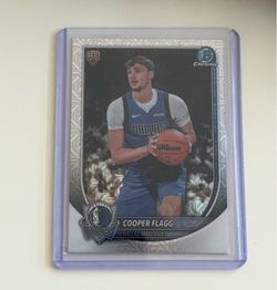 Cooper Flagg Topps Bowman Chrome Rookie Mojo Card #BCV-1 2025-26