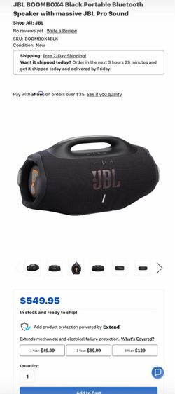 Jbl boombox 4