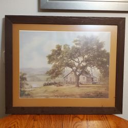 NELSON RHODES PRINT, "DISTANT SPRING"