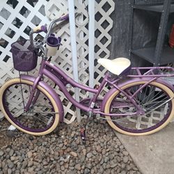 Nice Purple Beach Cruiser