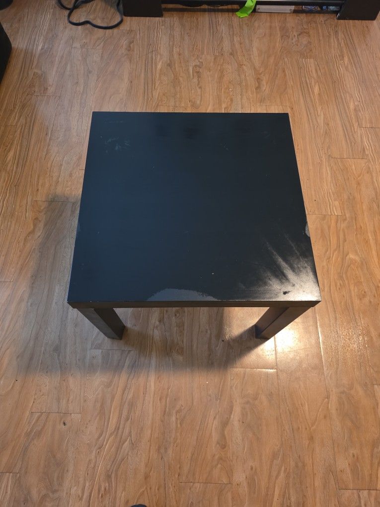 Small Black End Table