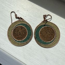Peruvian Artist Earthtone Earrings