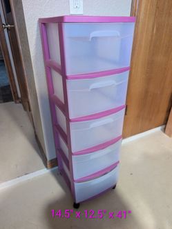 Sterilite 5 Drawer Organizer Tower