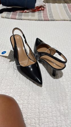 A New Day Small Heel Pumps Black Dress  Shoes Size 7