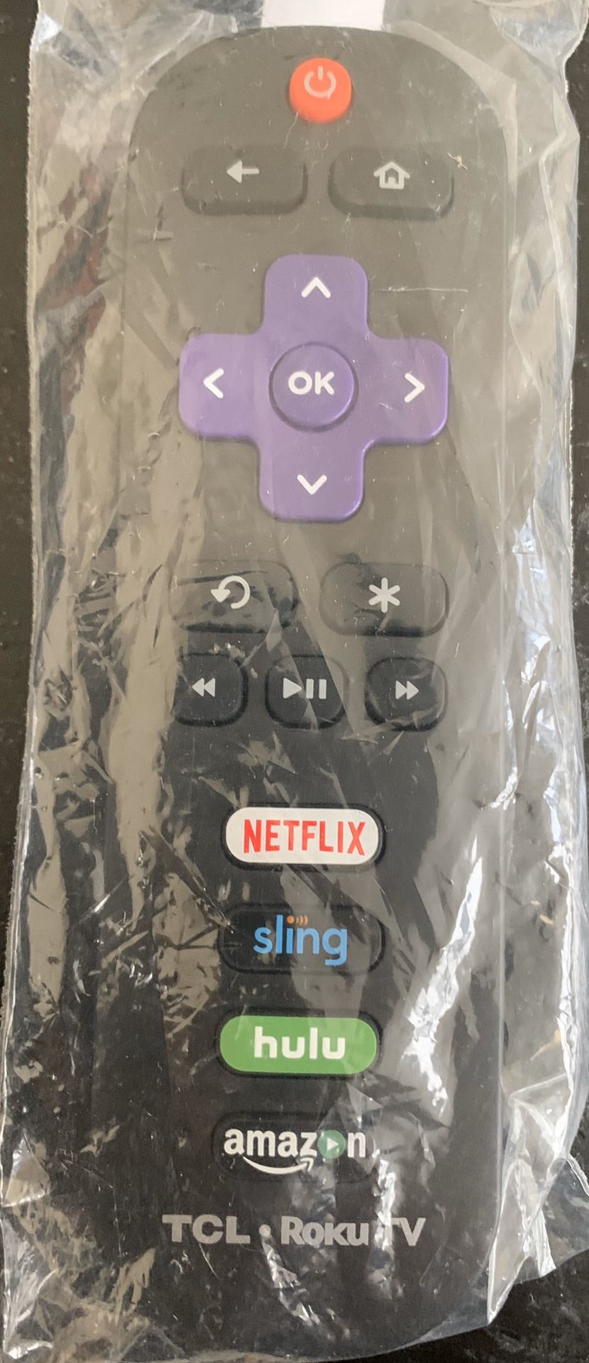 TCL Roku Tv remote