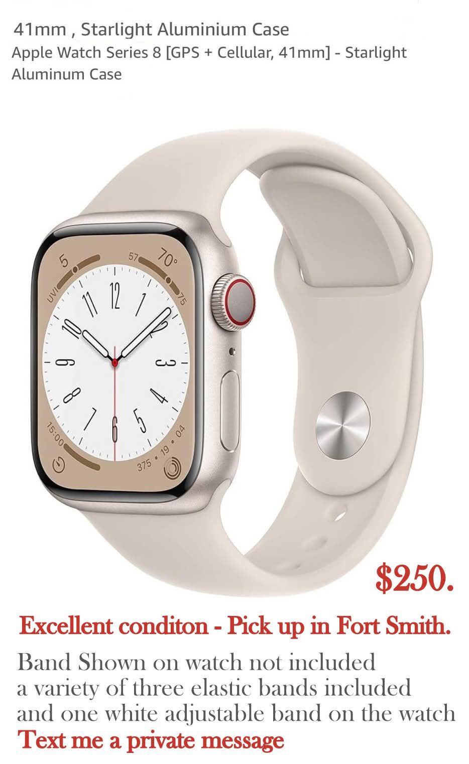 New Series 8 Apple Watch GPS And Cellular