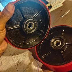 New Pallet jack wheels big$85ea/Small wheels$69