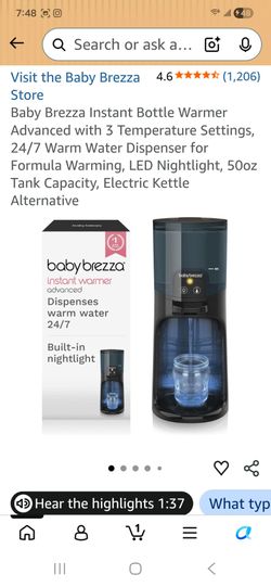 Baby Brezza Instant Baby water warmer