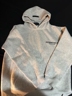 Fear of God Essentials Hoodie – Light Heather Grey – Medium