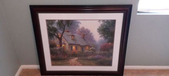 Framed Picture Lithograph Print