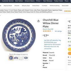 Churchill Blue Willow China